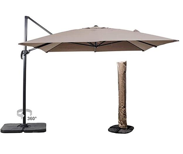 Mini Roma Hanging Offset Umbrella - NEWBUY